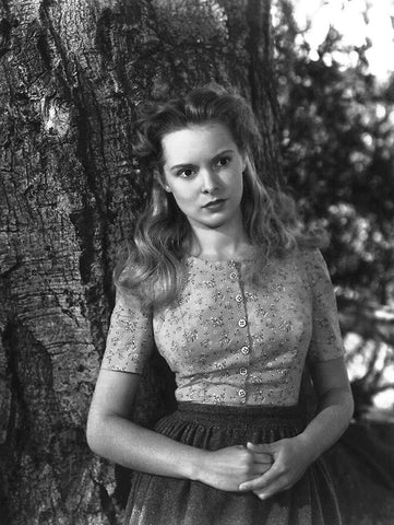 Janet Leigh Black Ornate Wood Framed Art Print with Double Matting by Hollywood Photo Archive