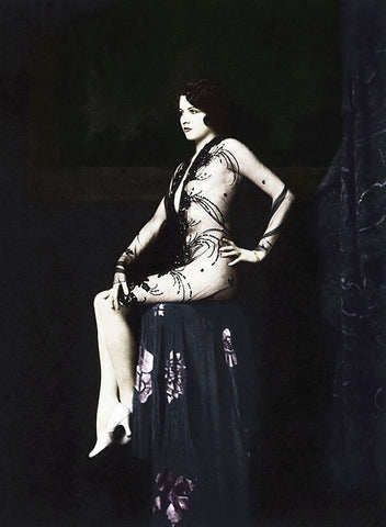 Jean Ackerman White Modern Wood Framed Art Print with Double Matting by Hollywood Photo Archive