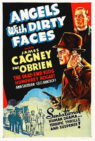 Angels With Dirty Faces Black Ornate Wood Framed Art Print with Double Matting by Hollywood Photo Archive