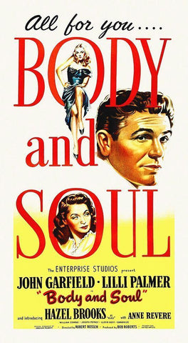 Body And Soul Black Ornate Wood Framed Art Print with Double Matting by Hollywood Photo Archive