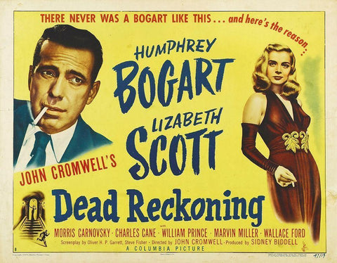 Dead Reckoning Black Ornate Wood Framed Art Print with Double Matting by Hollywood Photo Archive