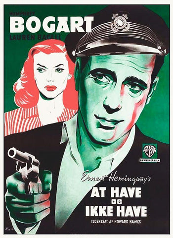 Dutch - To Have And Have Not White Modern Wood Framed Art Print with Double Matting by Hollywood Photo Archive