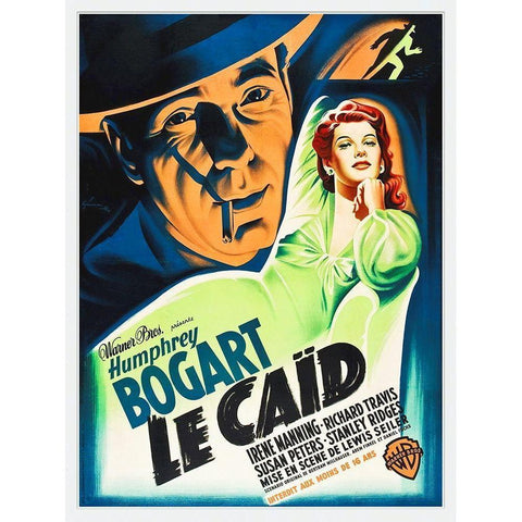 French - Big Shot White Modern Wood Framed Art Print by Hollywood Photo Archive