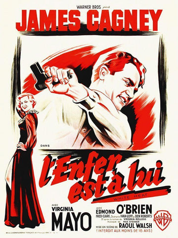 French - White Heat White Modern Wood Framed Art Print with Double Matting by Hollywood Photo Archive