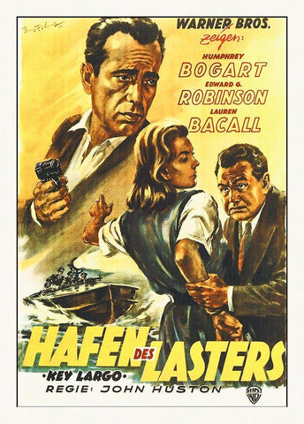 Key Largo White Modern Wood Framed Art Print with Double Matting by Hollywood Photo Archive