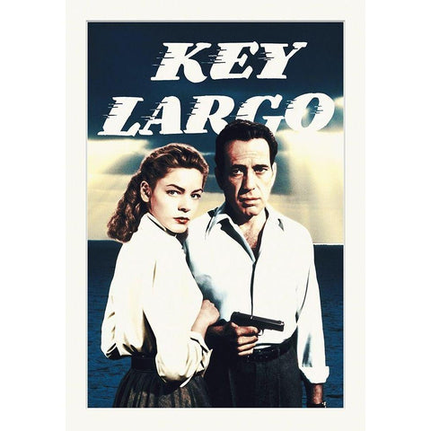 Key Largo Black Modern Wood Framed Art Print with Double Matting by Hollywood Photo Archive