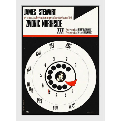 Polish - Call Northside 777 Black Modern Wood Framed Art Print with Double Matting by Hollywood Photo Archive