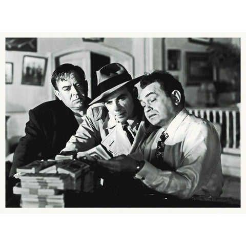 Promotional Still - Key Largo Black Modern Wood Framed Art Print with Double Matting by Hollywood Photo Archive