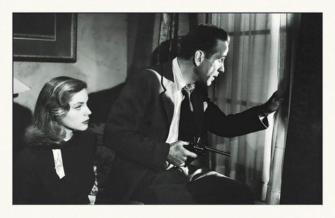 Promotional Still - The Big Sleep Black Ornate Wood Framed Art Print with Double Matting by Hollywood Photo Archive
