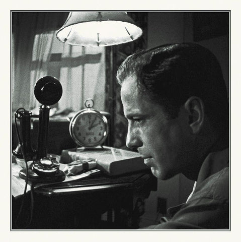 Promotional Still - The Maltese Falcon Black Ornate Wood Framed Art Print with Double Matting by Hollywood Photo Archive