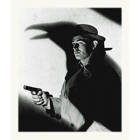 Promotional Still - This Gun For Hire Black Modern Wood Framed Art Print by Hollywood Photo Archive