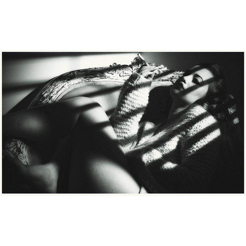 Promotional Stills - Film Noir Genre Gold Ornate Wood Framed Art Print with Double Matting by Hollywood Photo Archive