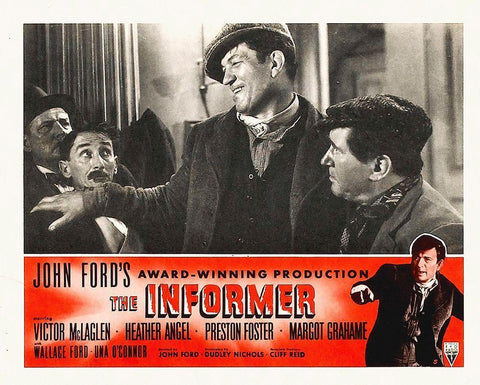 The Informer White Modern Wood Framed Art Print with Double Matting by Hollywood Photo Archive