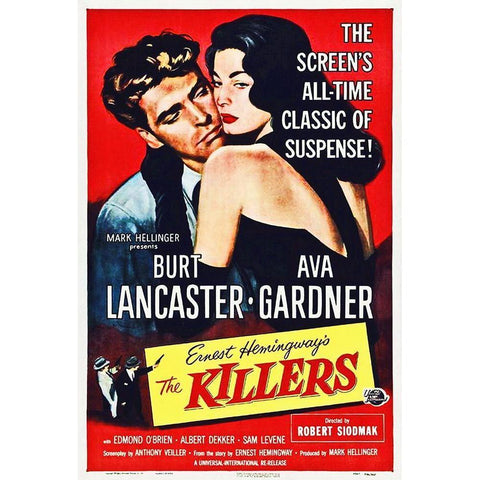 The Killers Black Modern Wood Framed Art Print with Double Matting by Hollywood Photo Archive