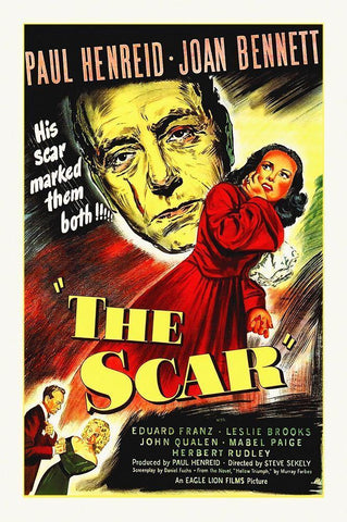 The Scar White Modern Wood Framed Art Print with Double Matting by Hollywood Photo Archive