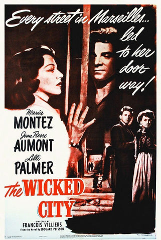 Wicked City Black Ornate Wood Framed Art Print with Double Matting by Hollywood Photo Archive