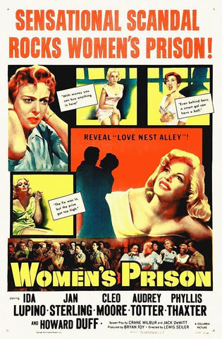 Womens Prison White Modern Wood Framed Art Print with Double Matting by Hollywood Photo Archive