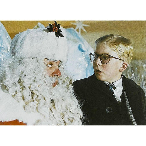 A Christmas Story Promotional Still Gold Ornate Wood Framed Art Print with Double Matting by Hollywood Photo Archive