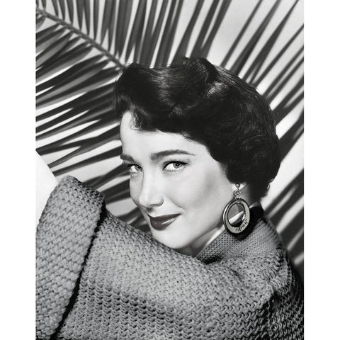 Julie Adams Black Modern Wood Framed Art Print with Double Matting by Hollywood Photo Archive