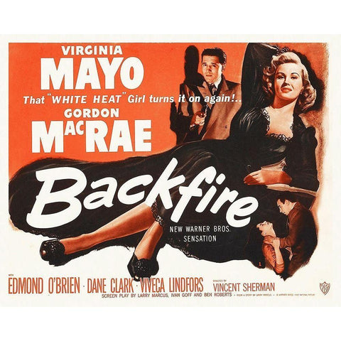 Backfire Gold Ornate Wood Framed Art Print with Double Matting by Hollywood Photo Archive