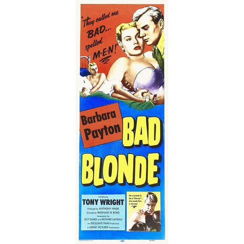 Bad Blonde Black Modern Wood Framed Art Print with Double Matting by Hollywood Photo Archive