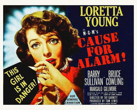 Cause for Alarm! Black Ornate Wood Framed Art Print with Double Matting by Hollywood Photo Archive