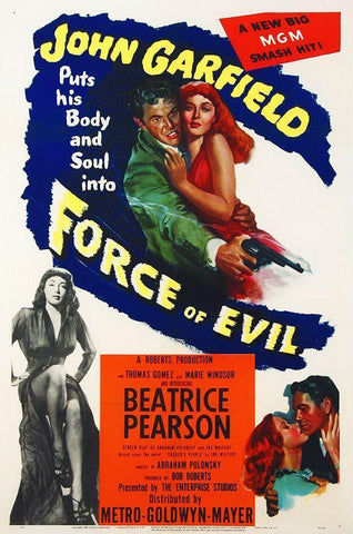 Force of Evil Black Ornate Wood Framed Art Print with Double Matting by Hollywood Photo Archive