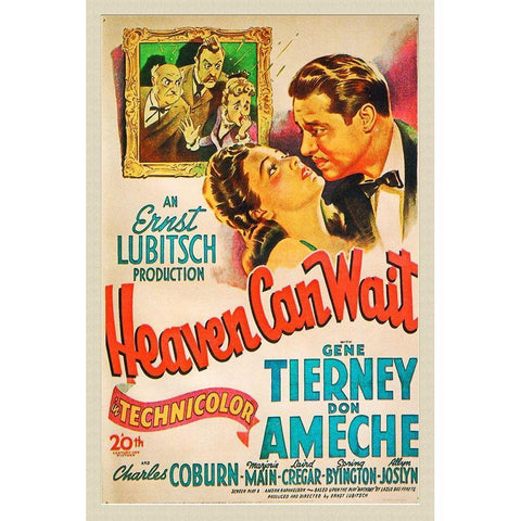 Heaven Can Wait Gold Ornate Wood Framed Art Print with Double Matting by Hollywood Photo Archive