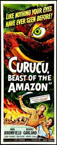 Curucu, Beast of the Amazon Black Ornate Wood Framed Art Print with Double Matting by Hollywood Photo Archive