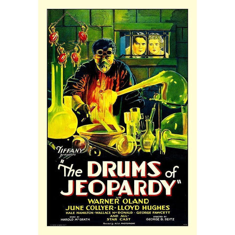 The Drums of Jeopardy Gold Ornate Wood Framed Art Print with Double Matting by Hollywood Photo Archive