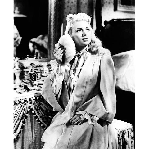 Happy Honky Tonk - Lana Turner White Modern Wood Framed Art Print by Hollywood Photo Archive