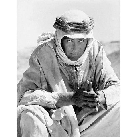 Peter OToole -  Lawrence of Arabia  02C Gold Ornate Wood Framed Art Print with Double Matting by Hollywood Photo Archive