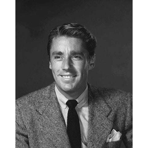 Peter Lawford Gold Ornate Wood Framed Art Print with Double Matting by Hollywood Photo Archive