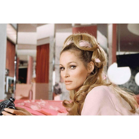 Ursula Andress- Casino Royale Gold Ornate Wood Framed Art Print with Double Matting by Hollywood Photo Archive