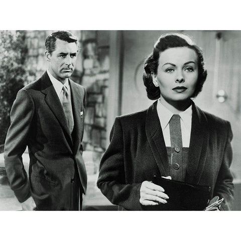 Cary Grant - People Will Talk Black Modern Wood Framed Art Print with Double Matting by Hollywood Photo Archive