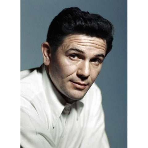 John Garfield Black Modern Wood Framed Art Print with Double Matting by Hollywood Photo Archive