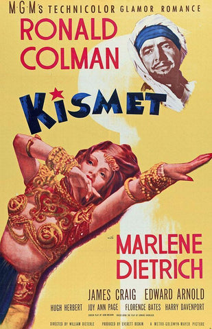 Kismet White Modern Wood Framed Art Print with Double Matting by Hollywood Photo Archive