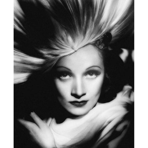 Marlene Dietrich White Modern Wood Framed Art Print by Hollywood Photo Archive