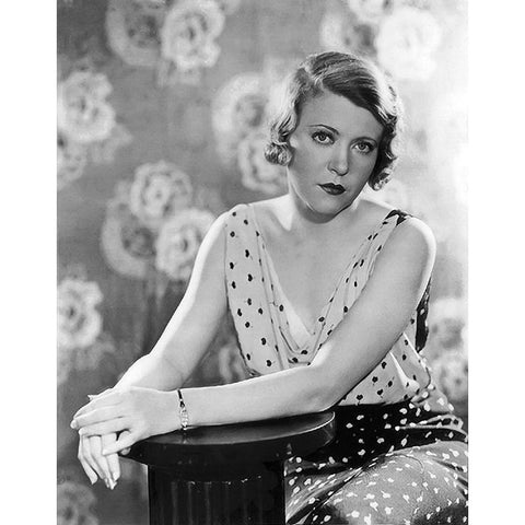 Ruth Chatterton - Frisco Jenny Gold Ornate Wood Framed Art Print with Double Matting by Hollywood Photo Archive