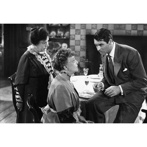 Cary Grant - Arsenic and Old Lace Black Modern Wood Framed Art Print with Double Matting by Hollywood Photo Archive