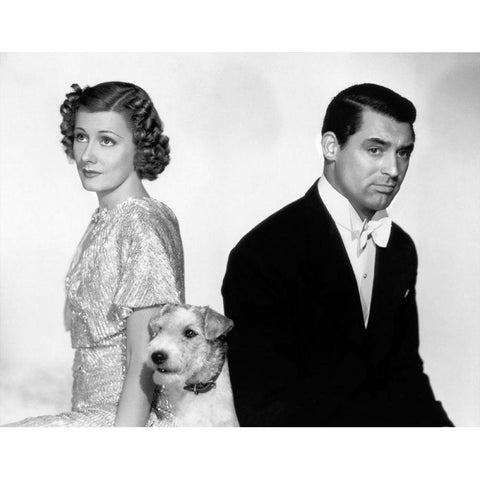 Cary Grant Gold Ornate Wood Framed Art Print with Double Matting by Hollywood Photo Archive