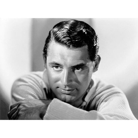 Cary Grant Gold Ornate Wood Framed Art Print with Double Matting by Hollywood Photo Archive