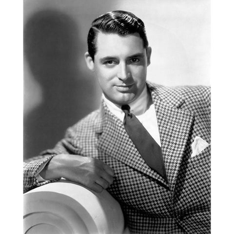 Cary Grant Gold Ornate Wood Framed Art Print with Double Matting by Hollywood Photo Archive