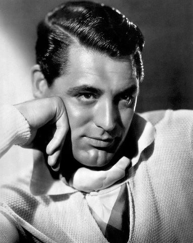 Cary Grant Black Ornate Wood Framed Art Print with Double Matting by Hollywood Photo Archive