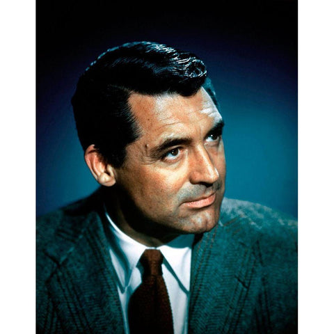 Cary Grant Gold Ornate Wood Framed Art Print with Double Matting by Hollywood Photo Archive