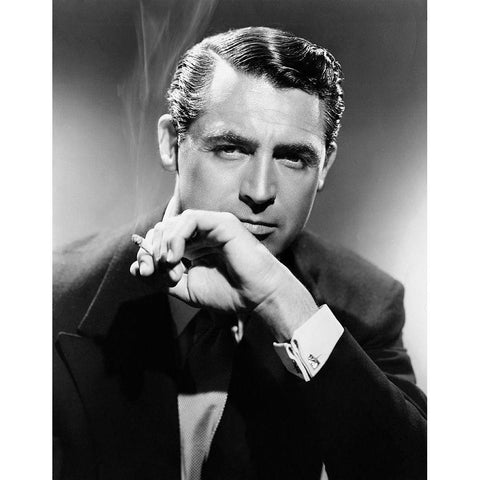 Cary Grant Gold Ornate Wood Framed Art Print with Double Matting by Hollywood Photo Archive