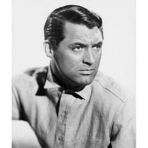 Cary Grant - Talk of the Town White Modern Wood Framed Art Print by Hollywood Photo Archive