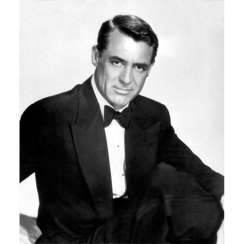 Cary Grant - Dream Wife White Modern Wood Framed Art Print by Hollywood Photo Archive