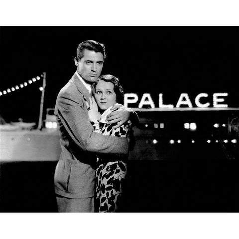 Cary Grant - Gambling Ship Black Modern Wood Framed Art Print with Double Matting by Hollywood Photo Archive