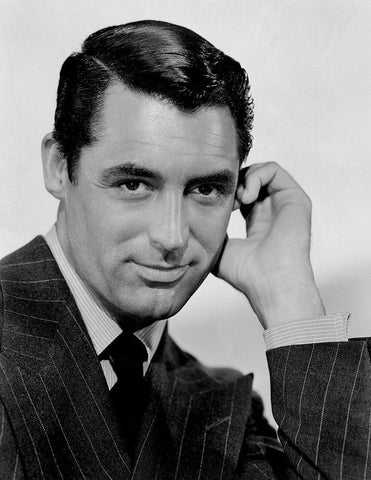 Cary Grant - People Will Talk White Modern Wood Framed Art Print with Double Matting by Hollywood Photo Archive